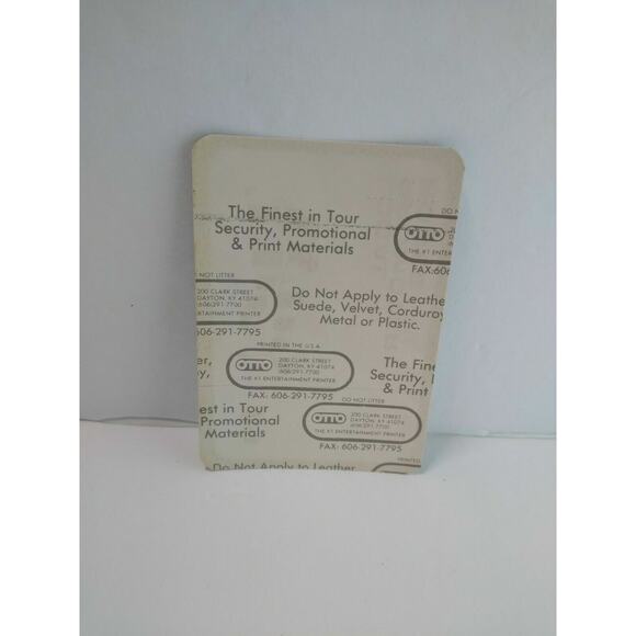 The Who Backstage Pass Original 1989 Kids Are Alright Classic Rock Tour Blue - Picture 3 of 3